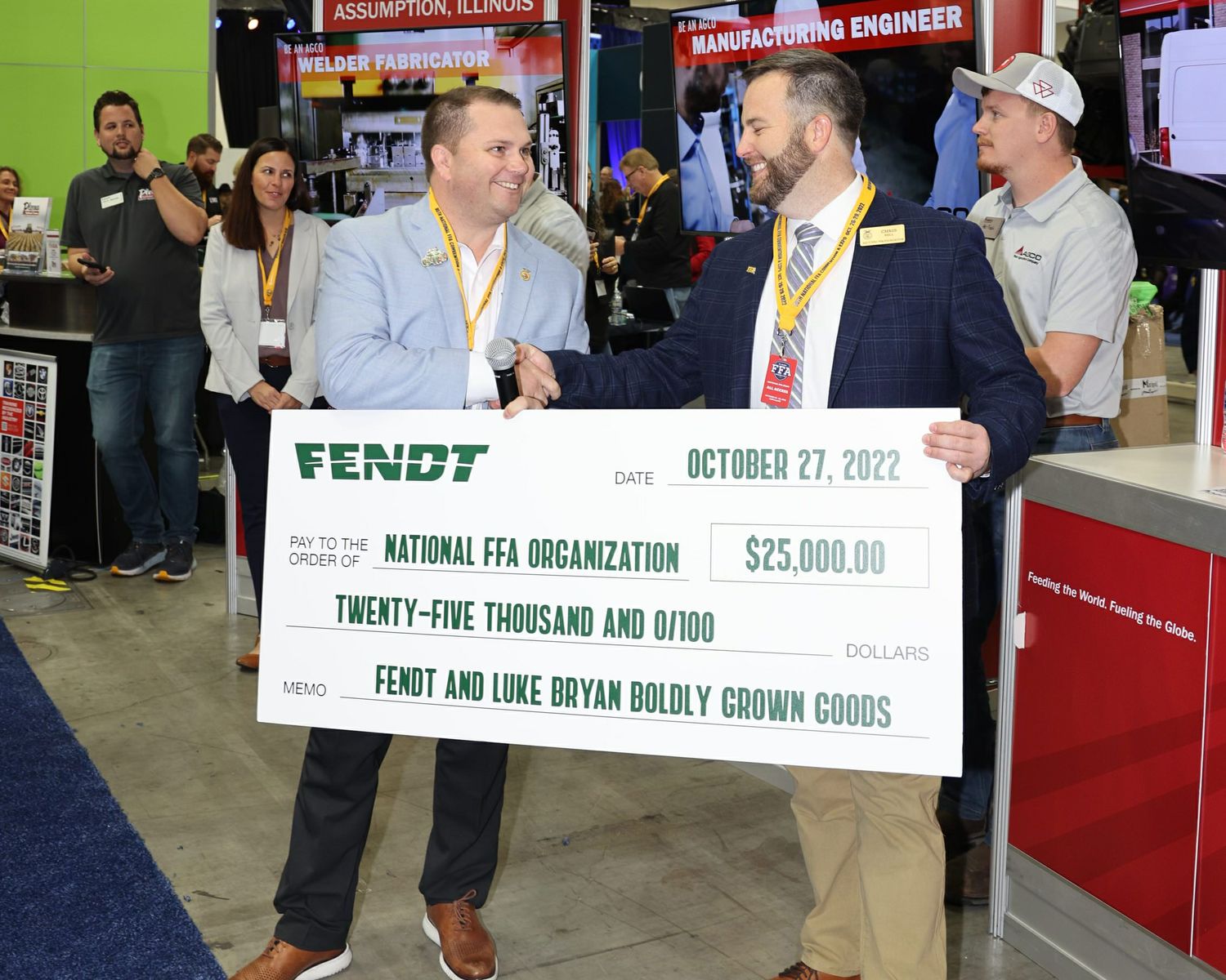 AGCO’s Fendt Donates to the National FFA Organization Thanks to Collaboration with Luke Bryan