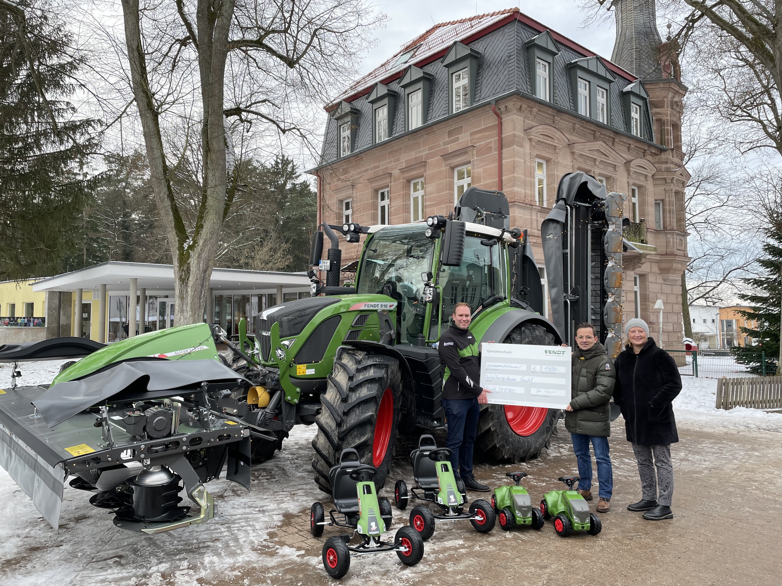 Fendt donates to the Walburgisheim Feucht - a facility for children and youths