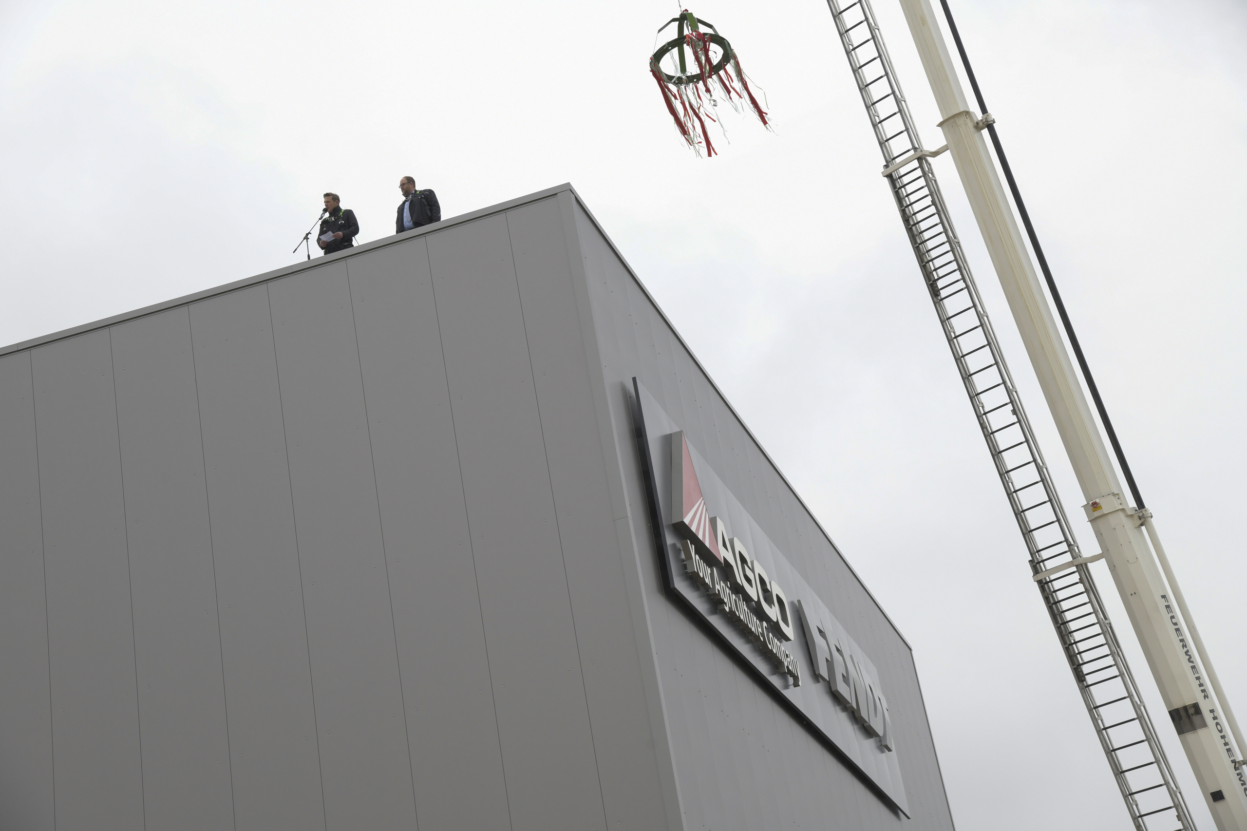 Topping-out ceremony for site expansion in Hohenmölsen